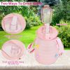 Kawaii Water Bottle with Straw 37.2oz Large Capacity Portable Sports Bottle