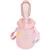 Kawaii Water Bottle with Straw 37.2oz Large Capacity Portable Sports Bottle